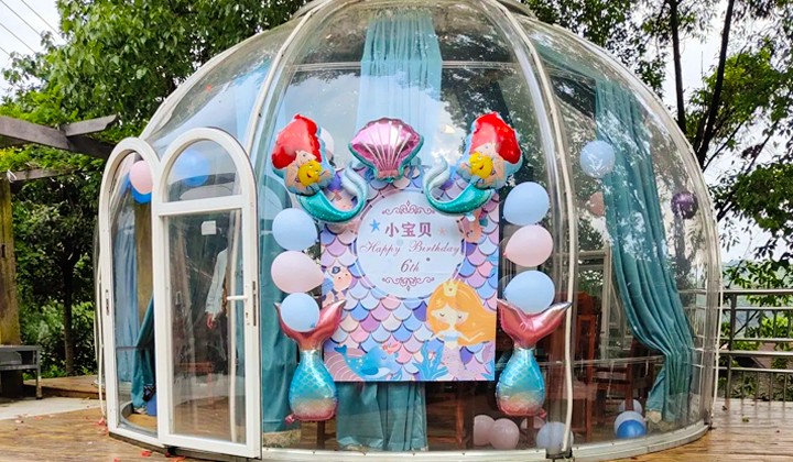星空夢圓形星空房驚艷亮相，開啟文旅住宿新紀元